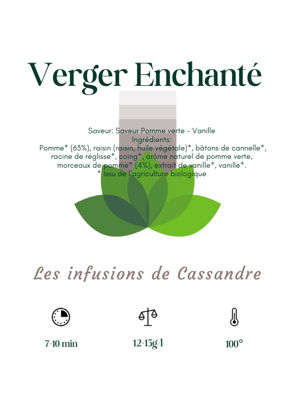 Verger Enchanté Saveur: Pomme verte - Vanille