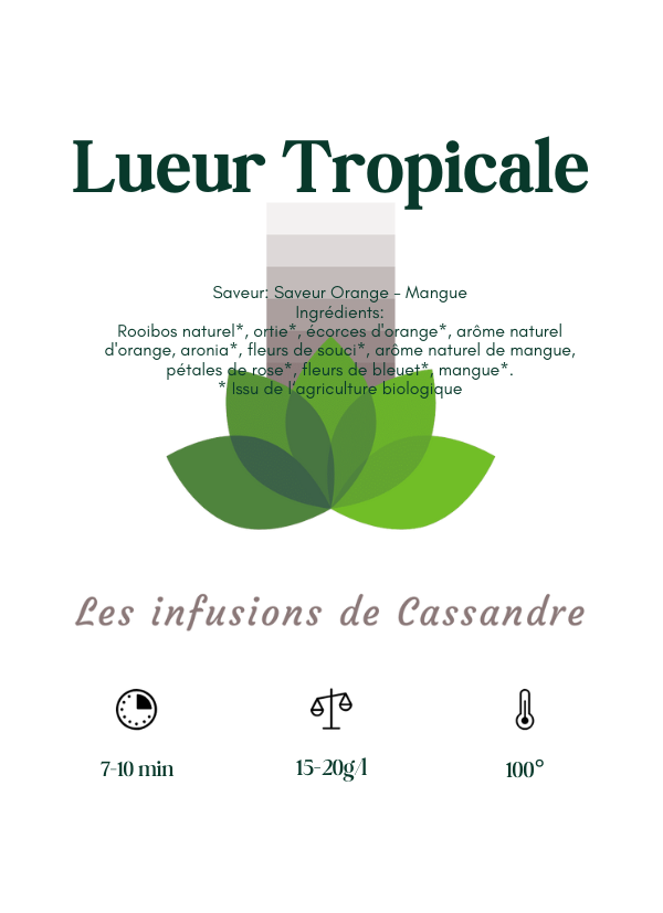 Lueur Tropicale Saveur: Orange - Mangue