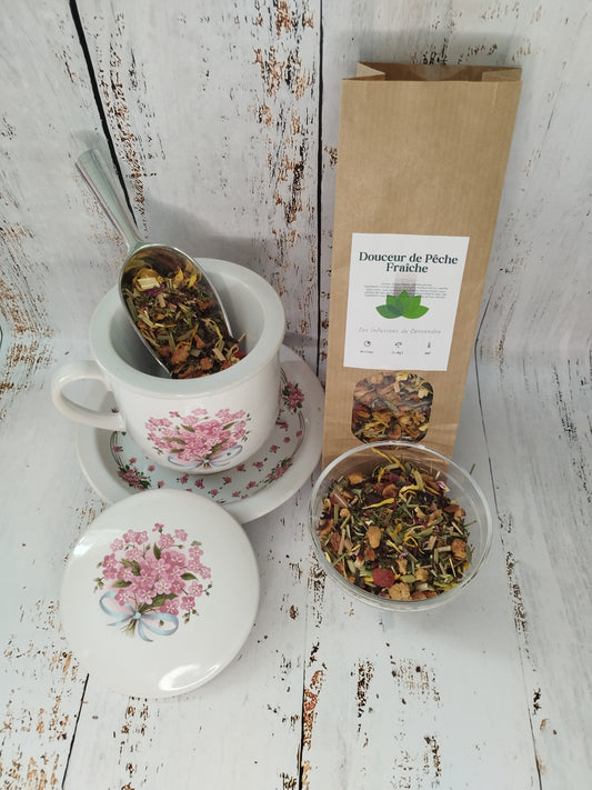 Douceur de Pêche Fraîche Saveur:  Pêche - Menthe