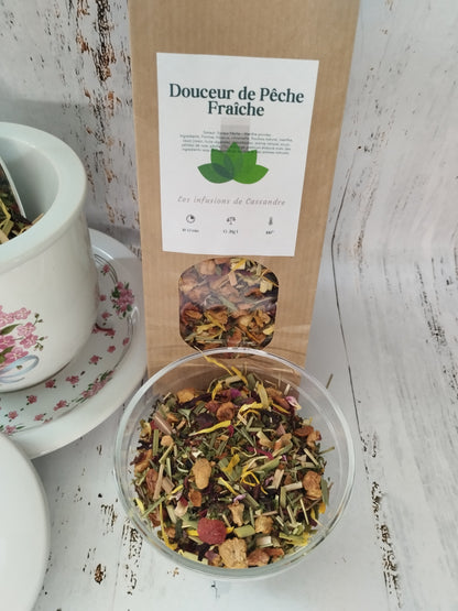 Douceur de Pêche Fraîche Saveur:  Pêche - Menthe