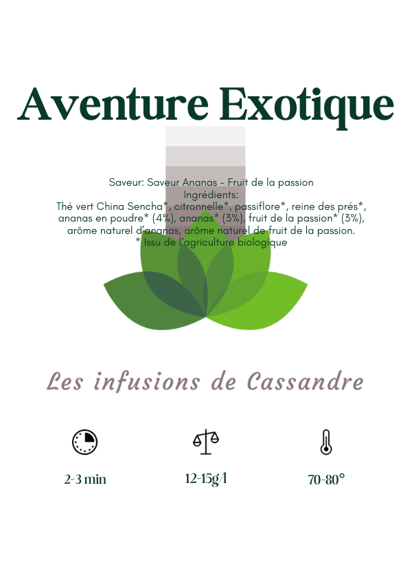 Aventure Exotique Saveur:  Ananas - Fruit de la passion