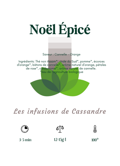 Noël Épicé Saveur : Cannelle - Orange